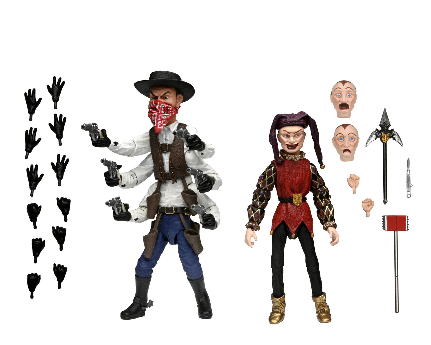 NECA - Puppet Master Six Shooter & Jester Ultimate 7″ Action Figures