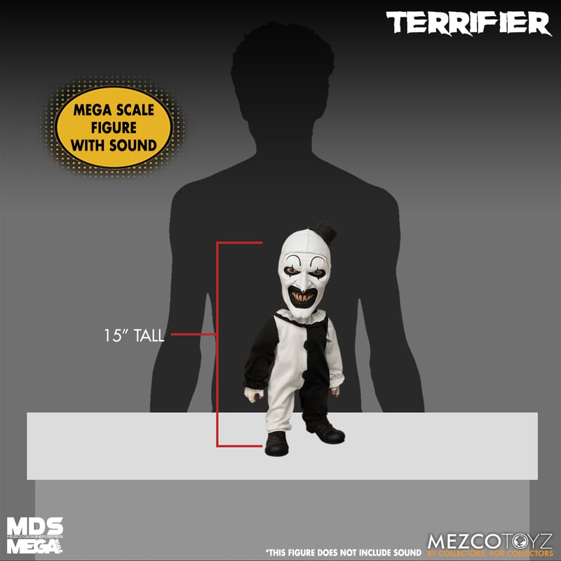 MEZCO MDS Mega Scale Terrifier: Art The Clown With Sound