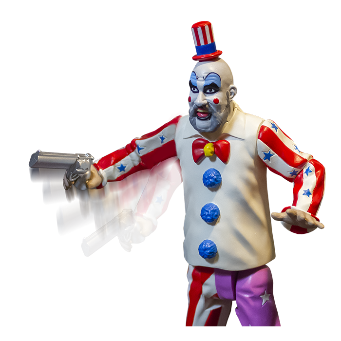 Trick or Treat Studios House of 1000 Corpses - Finger Licking' Pistol Whipping' Captain Spaulding Action Figure