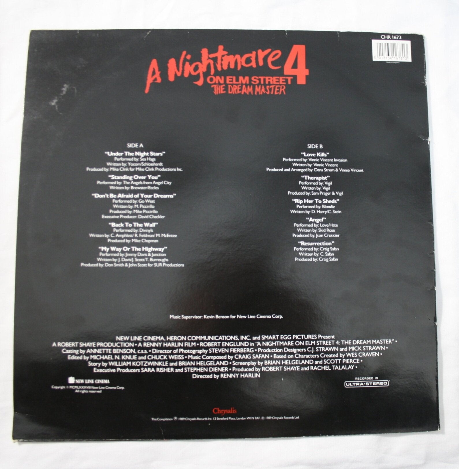 Nightmare top on elm street 4 vinyl